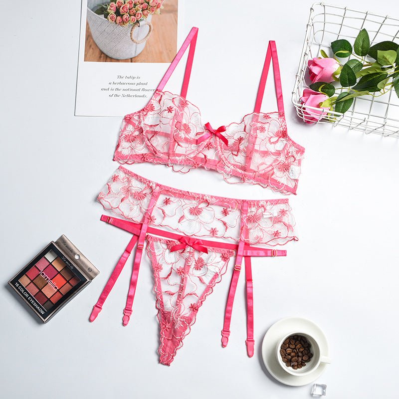 April Showers Bring May Flowers Pink Set - Ruby Lace Co.