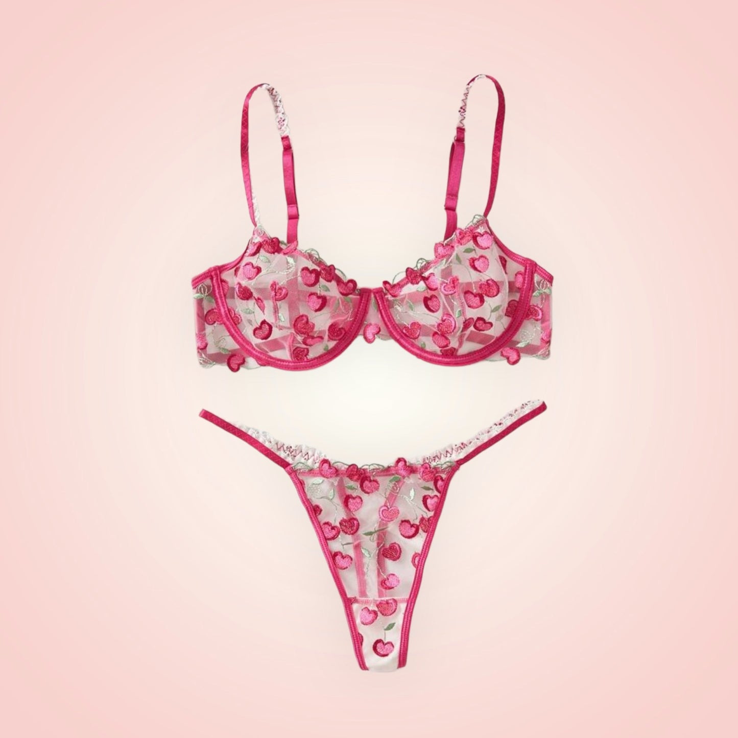 Little Miss Cherry Set - Ruby Lace Co.