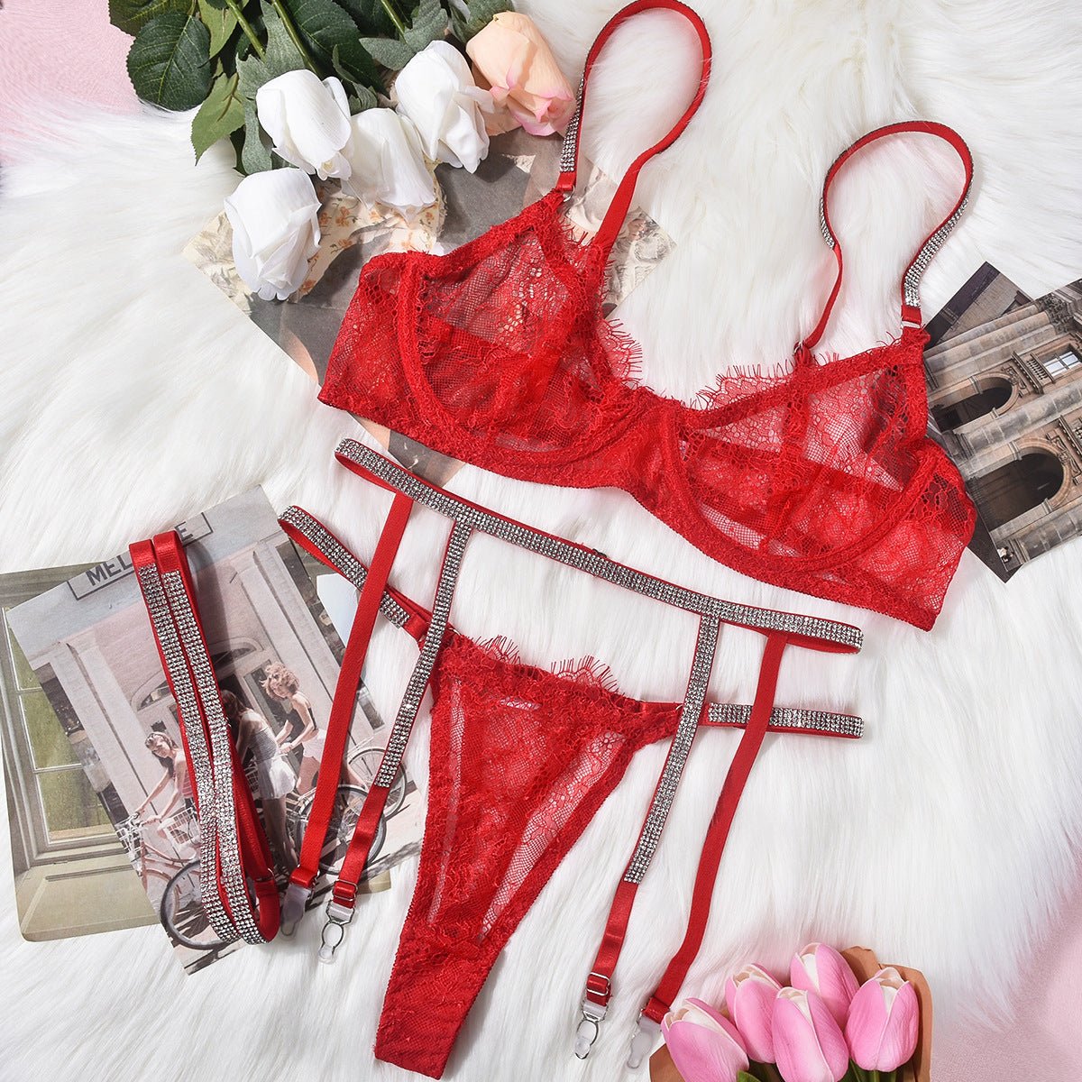 Sparkle Me Rhinestone Set - Ruby Lace Co.