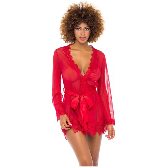 Little Red Robe - Ruby Lace Co.