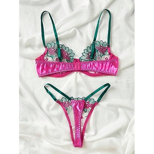 Wildflower Love Satin Set - Ruby Lace Co.