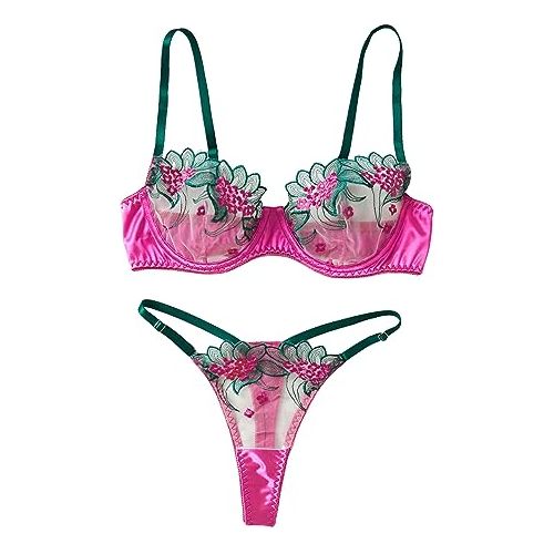 Wildflower Love Satin Set - Ruby Lace Co.