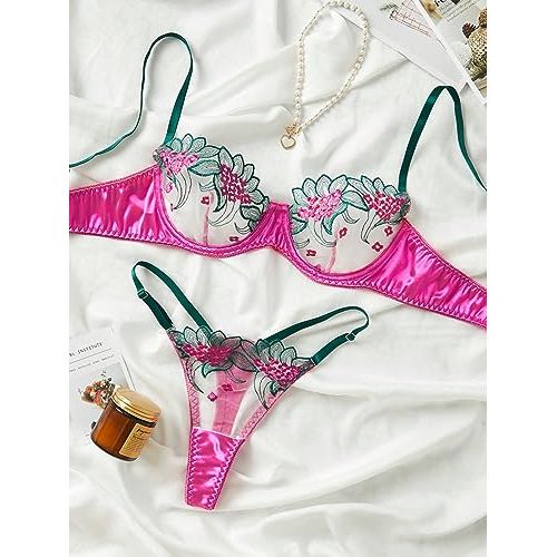 Wildflower Love Satin Set - Ruby Lace Co.